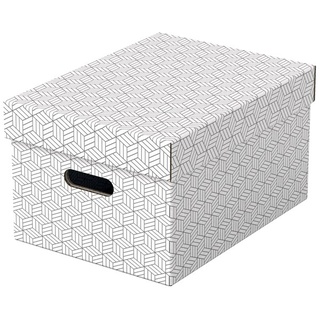 Home Aufbewahrungsboxen Mittel, 3 Stück, Weiß