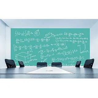 Magnetfolie | Haftgrund für Magnete | Magnettafel | Ferrofolie selbstklebend | beschreibbar, abwischbar, magnetisch | (mint, 150x100cm)