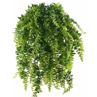 Künstlicher Hängefarn (90 Cm), Efeugirlande Aus Kunststoff, Grüne Blätter, Kletterpflanze, Künstlicher Bostonfarn Für Wand, Zuhause, Hängekorb