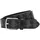 Herrengürtel Lederimitat schwarz 95 cm