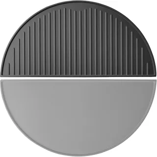 Wiltec Grillplatte 55 x 26,5 cm Gusseisen emailliert