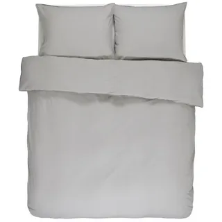 Essenza Guy Unifarben Silber 200 x 200 cm + 2 x 80 x 80 cm