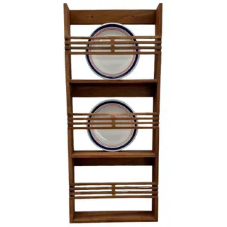 Main Möbel Hängeregal Wandregal 41x96cm "Linea" Teakholz massiv natur braun