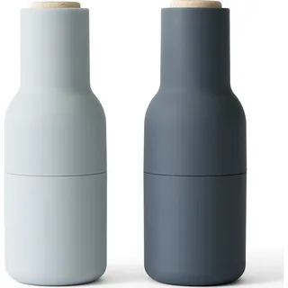 Audo Bottle Grinder Pfeffermühle 2er Set Blau unbefüllt