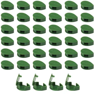 40 Stück Pflanzenklammern für Kletterwandbefestigung, unsichtbare Pflanzenklemmen, selbstklebende Haken, Pflanzenklammern für Wand, Heimdekoration, Draht-Organizer