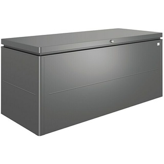 Biohort Gartenbox LoungeBox 200  (L x B x H: 200 x 84 x 90 cm, Dunkelgrau Metallic, Stahl)