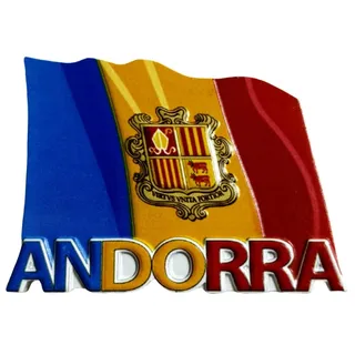 Andorra Kühlschrankmagnet, Reise-Souvenir, 3D-Kühlschrank, Dekoration, Bastel-Kollektion