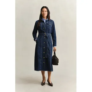 GANT Jeanskleid Midi Blau 42