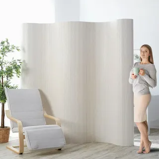 Homestyle4u Paravent Raumteiler 250x200 cm 305