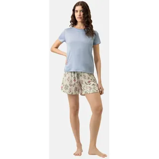 Mey Pyjama Botanic (Set, 2 tlg) Schlafanzug - Baumwolle - Atmungsaktiv bunt XXL (46)