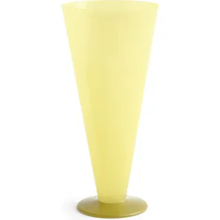 Conical L Vase konisch, gelb