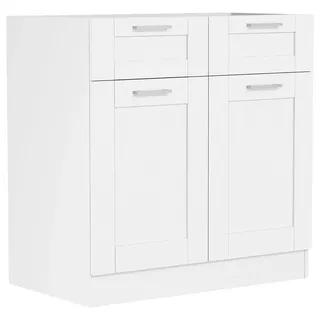 VCM Unterschrank Colura 80 x 46 x 82 cm Weiß