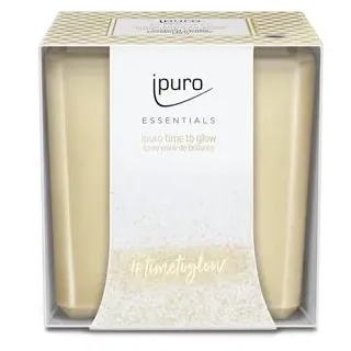 ipuro Duftkerzen Essentials time to glow, im Glas, 125g