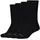 Bio-Baumwoll Diabetiker Crew Socken Schwarz/Weiß 39-42