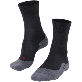 Falke TK5 Wander Herren Wandersocken 1 Paar Grau Asphalt Melange 44-45
