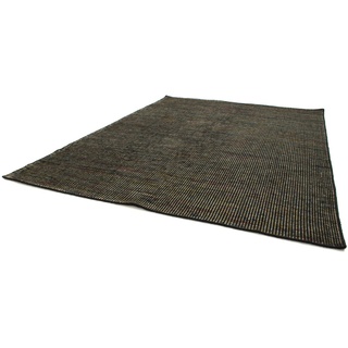 Wollteppich MORGENLAND "Kelim Teppich Arvin" Teppiche Gr. B/L: 170 cm x 240 cm, 10 mm, 4,08 m2, 1 St., schwarz Kelimteppich Orientalische Muster