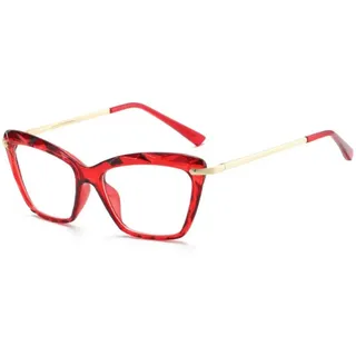 MUTYNE Mode Vintage Brille Rahmen Frauen Übergroße Klare Quadratische Gläser Damen Transparente Linse Brillen Weiblich - Einheitsgröße