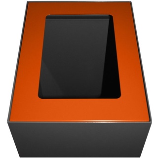 PROREGAL Deckel für modulare Abfalltrennanlage mit 60 Liter | HxBxT 2x25,5x33cm | Orange