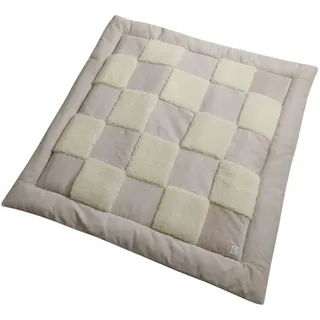 Kaiser Krabbeldecke CORD/WOLLE PATCHWORK 120x120cm