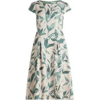Betty & Co Cocktailkleid Beige/Grün 36