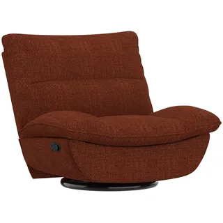FLEXISPOT Relaxsessel, XC6, Manueller Sessel, Schlafsessel, Drehsessel mit Rocking, Liegesessel im Wohnzimmer, Fernsehsessel mit verstellbare Rückenlehne, Ruhesessel (Orange Brown)