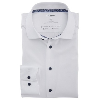 OLYMP Langarmhemd 1336/34 Hemden weiß 45