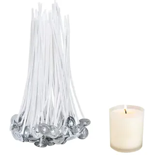 Kerzendochte, 200 Stück Kerzendochte für Kerzen, 6cm Kerzendochte, Kerzen Docht für Die Kerzenherstellung Candle DIY