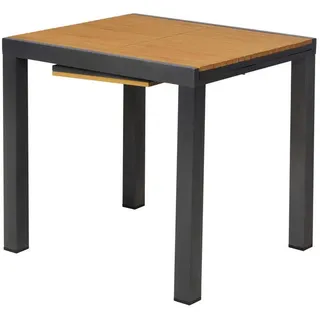Merxx Balkonausziehtisch 80 x 120 x 75 cm Grau