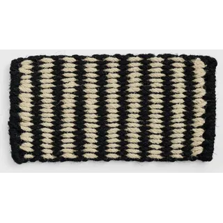 HAY Coco Fußmatte 0 x 0 cm Schwarz/Weiß