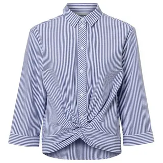 MORE&MORE Hemdbluse blau 44