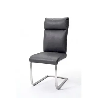MCA Furniture Schwingstuhl Rabea in Stoff grau