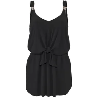 LASCANA Badekleid Damen Schwarz 40 Cup A/B