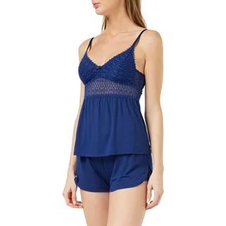 Triumph Damen Aura Spotlight PSK Pajama Set, DEEP Water, 36 - 36