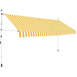 vidaXL Einziehbare Markise 350 cm orange