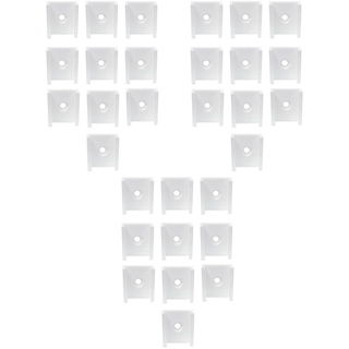 Light Solutions Befestigungsclips Halteclip für Philips Hue V4 & Gradient LightStrip, Weiß - Einfache Montage, Hohe Haltbarkeit, Umweltfreundlich (30)
