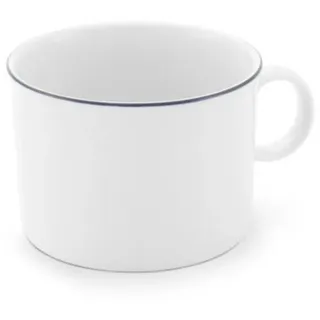 Friesland Porzellan Tasse Kaffeetasse 0,19 l Jeverland Kleine Brise, 1-tlg., Porzellan, Kaffeetasse, Ø8cm, Porzellan, Weiß weiß