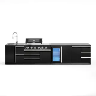 BB-L2 Outdoorküche | Gasgrill | Cool | Clean | Prep - Schwarz