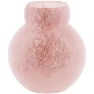 Dutz Vase BOLKI | Taupe | H 24 cm D 21 cm | mundgeblasenens Glas