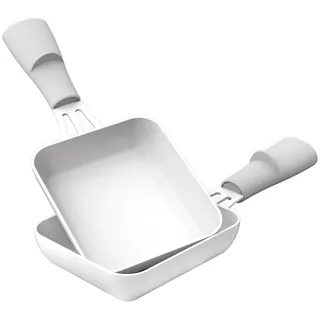 LAGRANGE - Set mit 2 Raclette-Pfännchen, rechteckig, Keramik