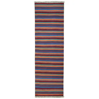 looma Gashgai Kelimteppich 60 x 197 cm Bunt