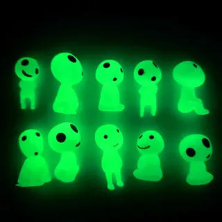 10 Leuchtende Geisterfiguren, Elfen, Prinzessinnen, Mikrolandschaftsdekoration, Leuchtende Dekoration Für Topfpflanzen