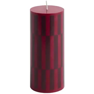 Hay Column Stumpenkerze Small Wine and Bordeaux