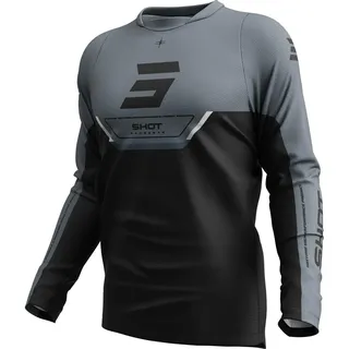 Shot MX Jersey Devo Schwarz