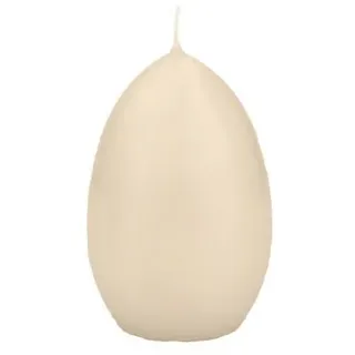 Wiedemann Kerzen Eikerzen Creme 120 x Ø 80 mm, Inhalt 6 Stück, Ostereikerzen, Osterdeko