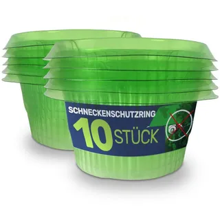 Gravidus Schneckenkante Schneckenschutzring Set Schneckenschutz Pflanzenkragen, 10-St.