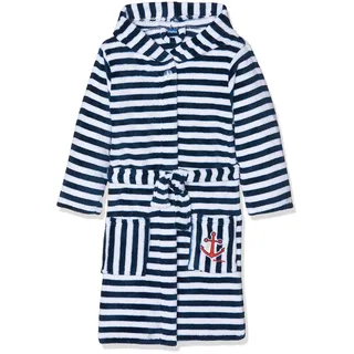 Playshoes Fleece-Bademantel Ringel, 122/128