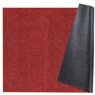 ANRO Läufer Teppichläufer POET Sauberlaufmatte Fußmatte Teppich Läufer, eckig, Höhe: 5 mm, Bodenläufer 180x100cm Meliert Rot Breite 100cm rot 100 cm x 180 cm x 5 mm