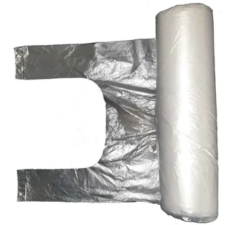 5000 Stück Knotenbeutel Tragetaschen 220 x 110 x 38 mm 3 kg auf Rolle