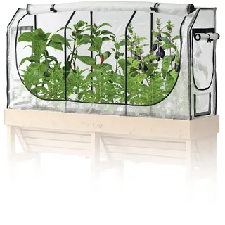 Noor VegTrug® Gewächshausaufsatz Wall Hugger 1,8m