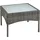 Polyrattan Beistelltisch 58 x 58 x 42 Grau
